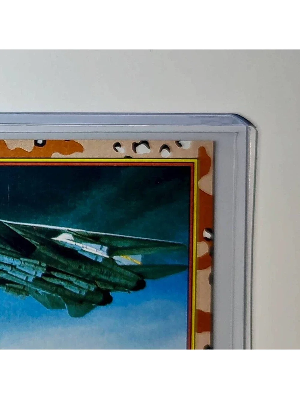 Phoenix Missiles on F-14 1991 Topps Desert Storm #23 Card - Picture 4 of 10